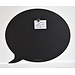 FAB5 Wonderwall Magneetbord Tekstballon  - large - zwart