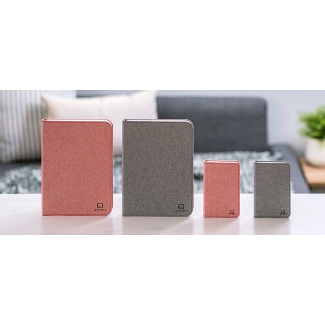 Gingko - Smart Book Light - large - rosa Stoff