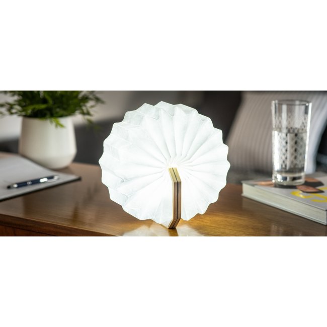 Gingko - Smart Accordeon Lamp - bamboe