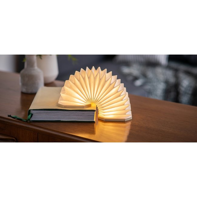 Gingko - Smart Accordeon Lamp - bamboe