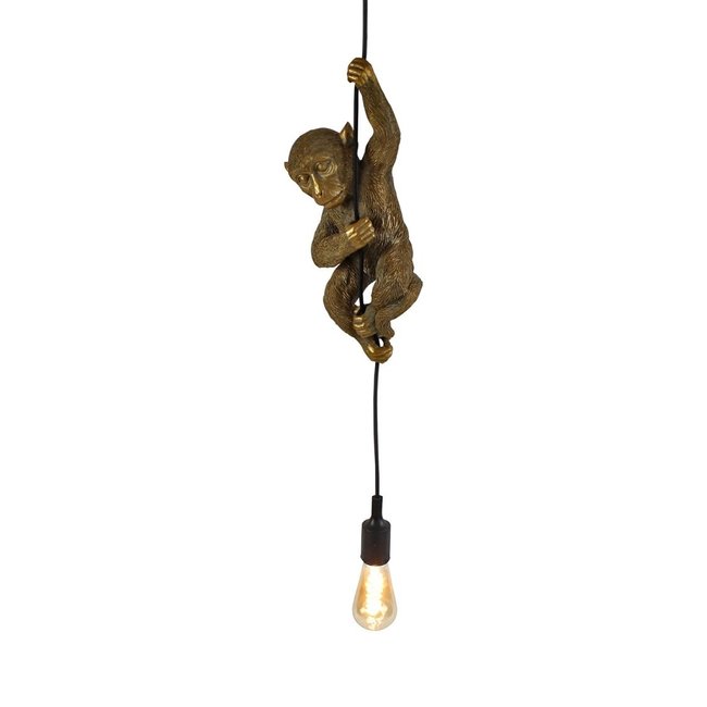 Werner Voß Werns - Ceiling Light - Animal Lamp Monkey Chip - gold