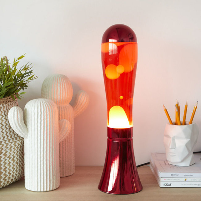 Sfeerverlichting Lava Lamp Magma Rood Axeswar Design