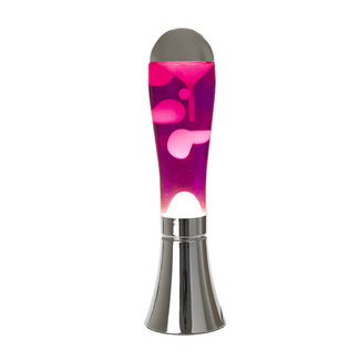 Balvi Lava Lamp Magma Zilver/Roze