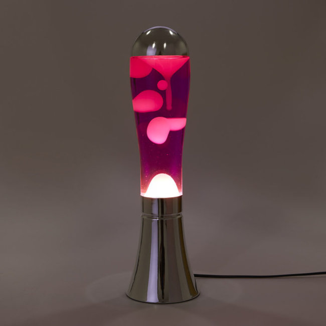 Balvi - Lava Lamp Magma Zilver/Roze