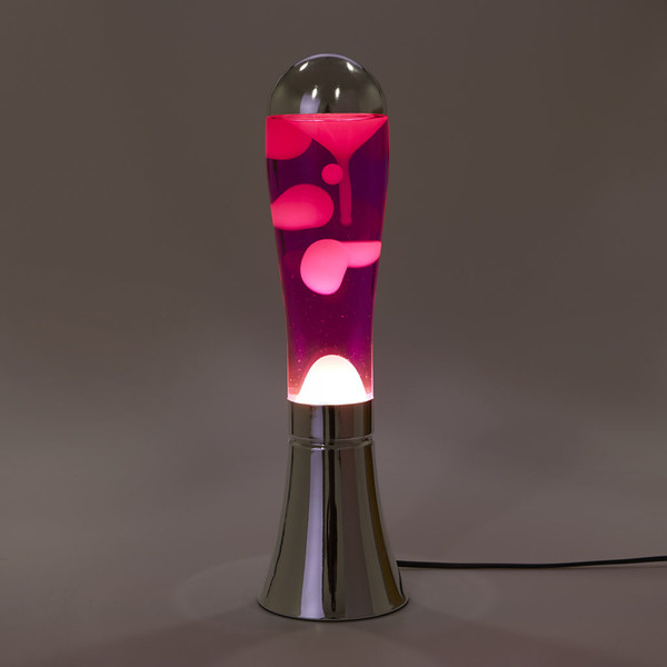 Balvi Lava Lamp Magma Zilver/Roze Axeswar Design