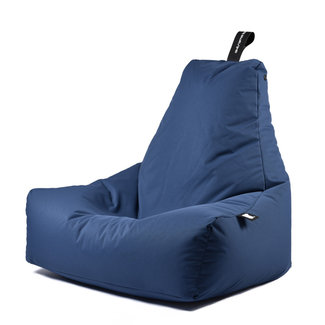 Extreme Lounging Beanbag Pouf B-Bag Mighty-B - outdoor bleu foncé