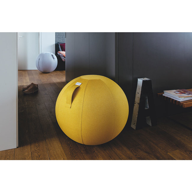 VLUV - Pouf Ballon-Siège LEIV - mustard