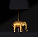 Werner Voß Tischlampe Goldener Elefant