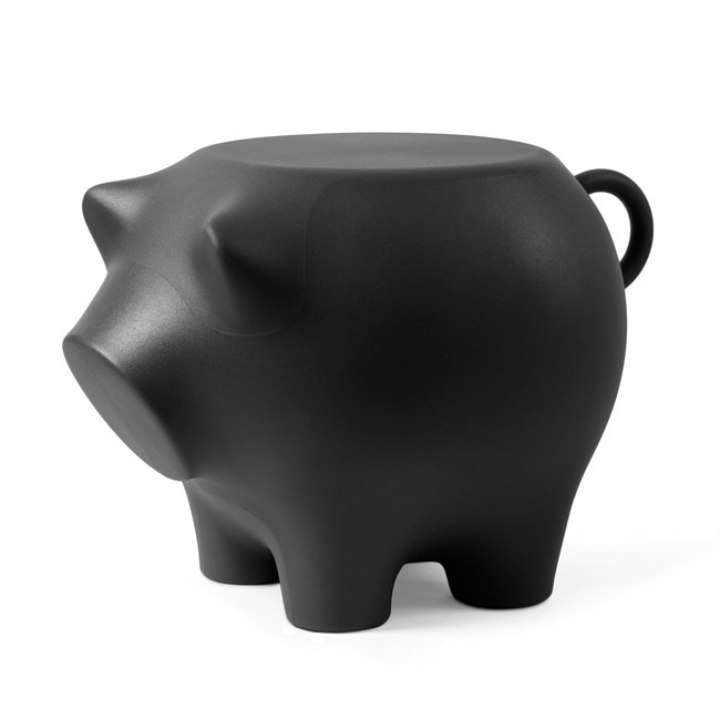 Werkwaardig - Hocker - Beistelltisch Schwein - ozeanschwarz - LIMITED SEAPIG EDITION