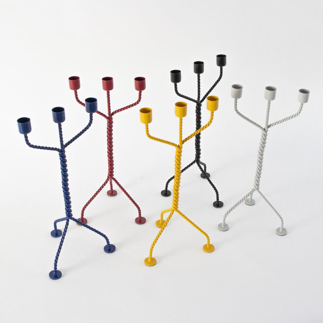 Werkwaardig - Bougeoir Twisted - H 37 cm