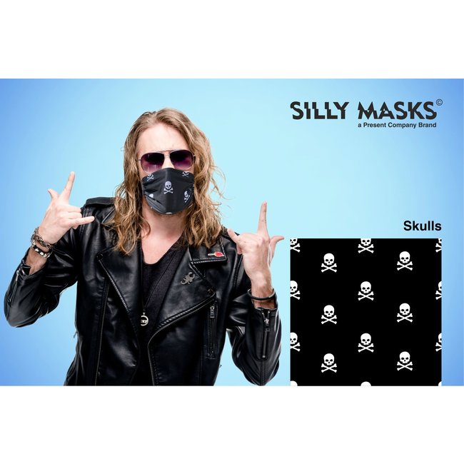 Silly Masks - Mundmaske Schädel