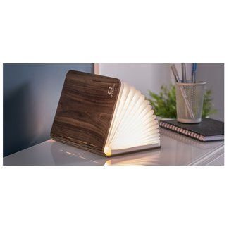 Gingko Smart Book Light - small - Walnuss
