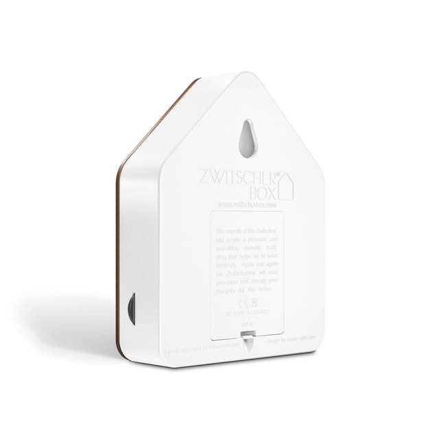 Relaxound - Zwitscherbox - Twitter Box Motion Detector - Bird Sounds - oak/white