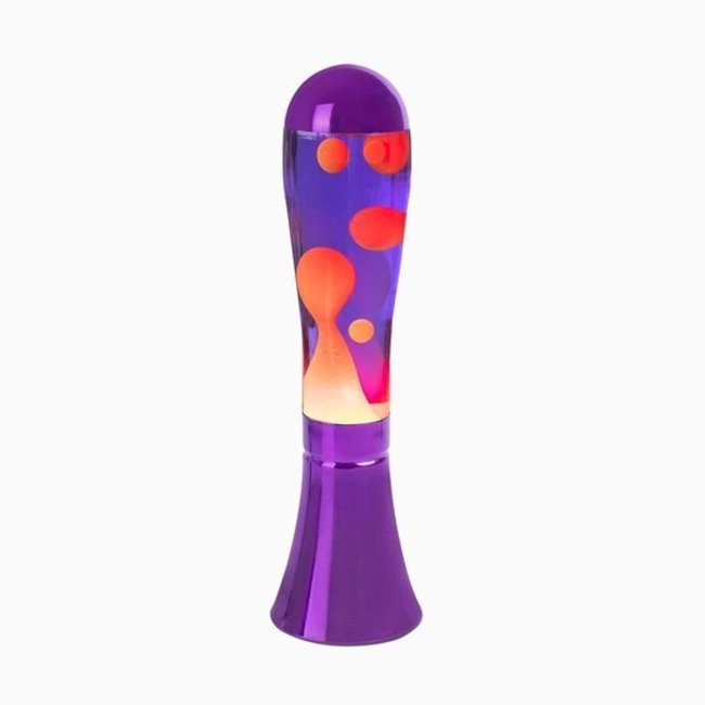 Balvi Lampe à Lave  - violette avec lave rouge