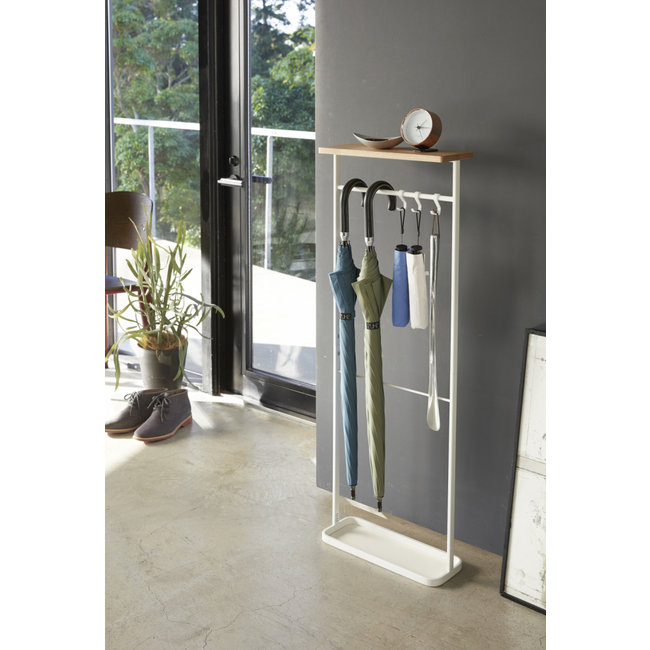 Yamazaki  Hanging Umbrella Stand - white