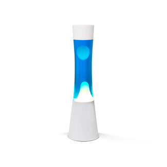 i-total Lava Lamp - blauw met witte lava