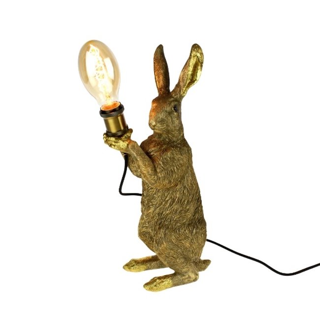 Werner Voß - Lampe de Table - Lampe Animale Maître Lapin - H 48 cm