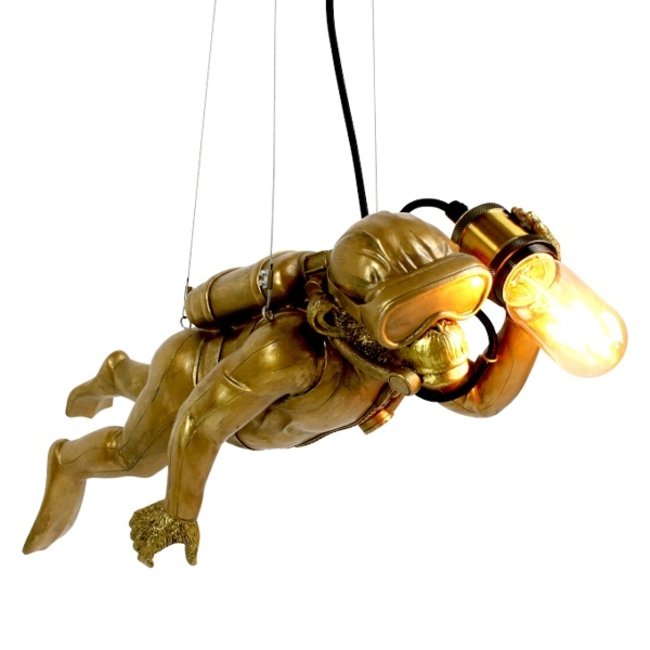 Werner Voß Werns - Pendant Lamp - Animal Lamp Diver Monkey Dave