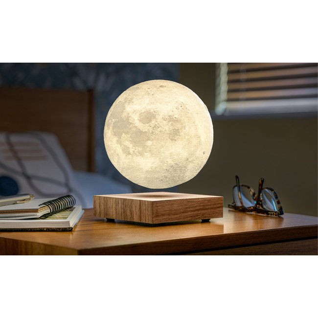 Gingko - Smart Moon Lamp - notenhout