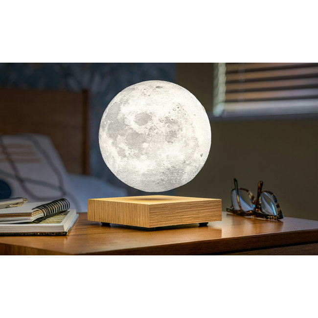 Gingko - Smart Moon Lamp - hout witte es