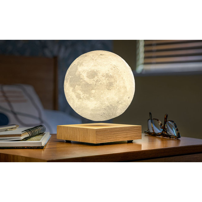 Gingko - Smart Moon Lamp - hout witte es