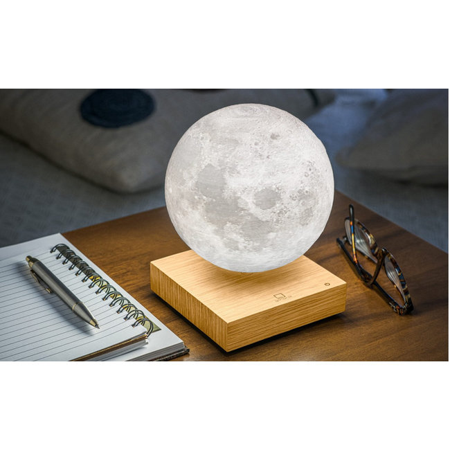 Gingko - Smart Moon Lamp - hout witte es