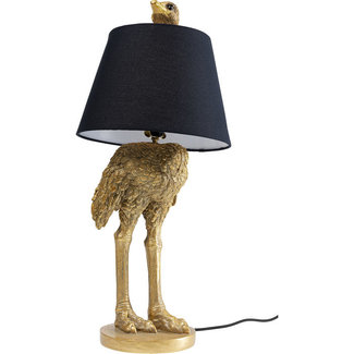 Table Lamp Golden Ostrich