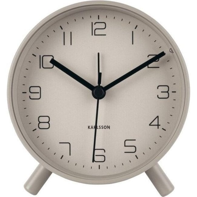 Karlsson - Alarm Clock Lofty - grey