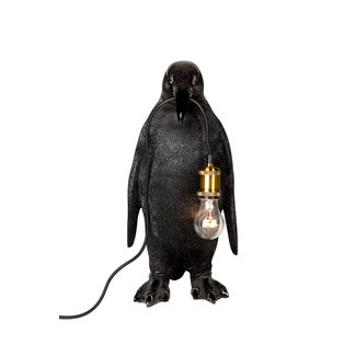 Table Lamp Penguin - black