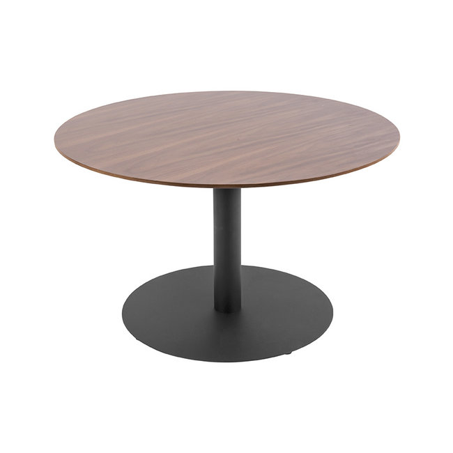 Leitmotiv - Coffee Table Dot - steel / walnut wood