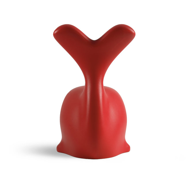 Werkwaardig - Tabouret d'enfant Baleine - rouge - H 56 cm