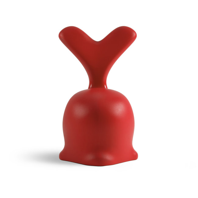 Werkwaardig - Tabouret d'enfant Baleine - rouge - H 56 cm