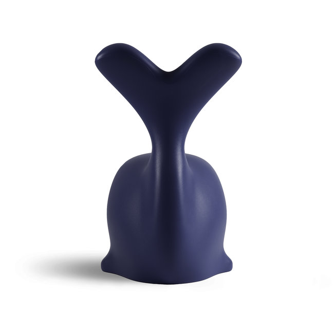 Werkwaardig - Kinderstoel - Kruk Walvis - marineblauw - H 56 cm
