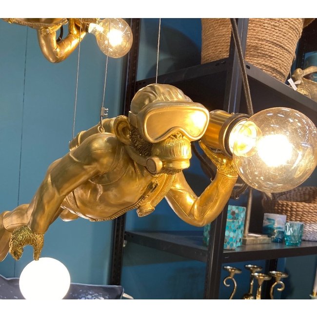 Werner Voß Werns - Pendant Lamp - Animal Lamp Diver Monkey Dave