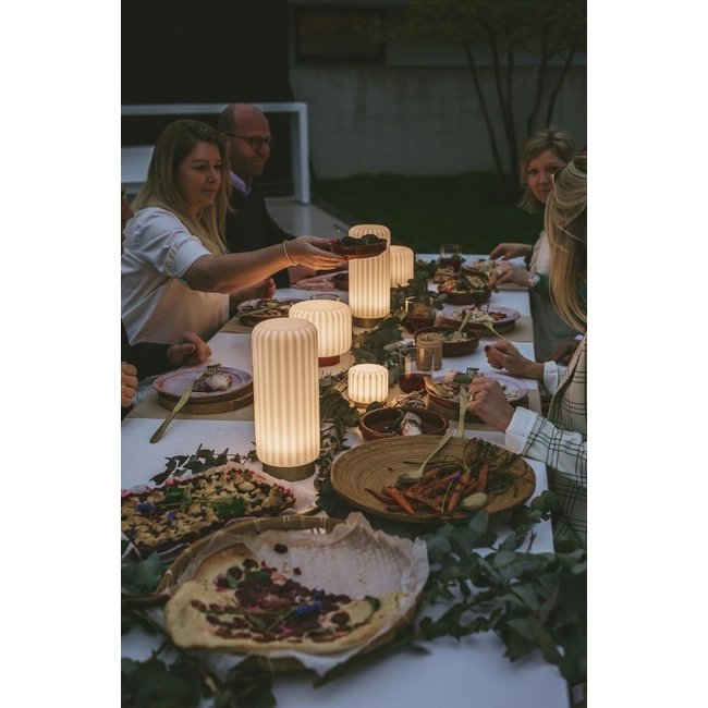 Atelier Pierre - Tafellamp - Sfeerlamp Dentelles 29 - zwart - oplaadbaar - dimbaar