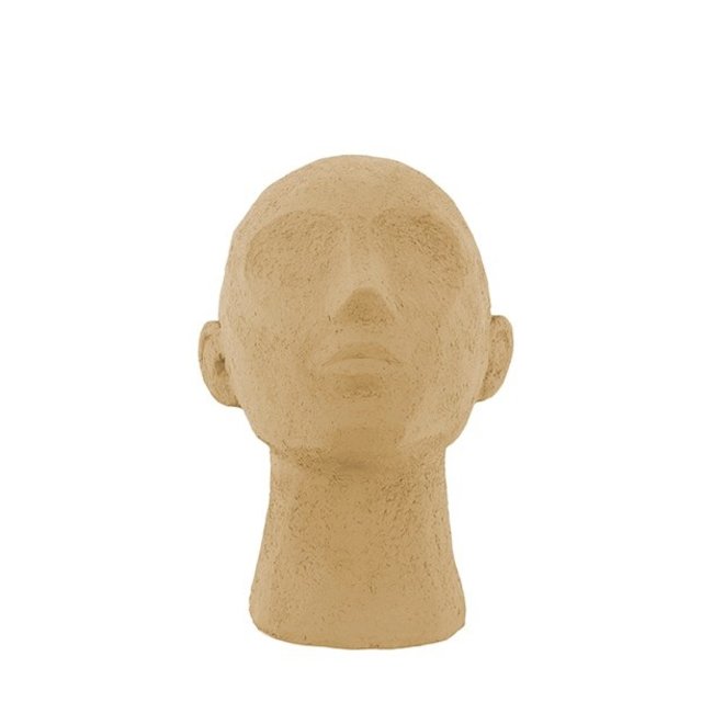 Present Time - Statue Face Art Up Sand Brown