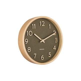 Karlsson Horloge Murale Pure Vert Mousse - small