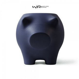 Werkwaardig Stool - Side Table Pig - navyblue