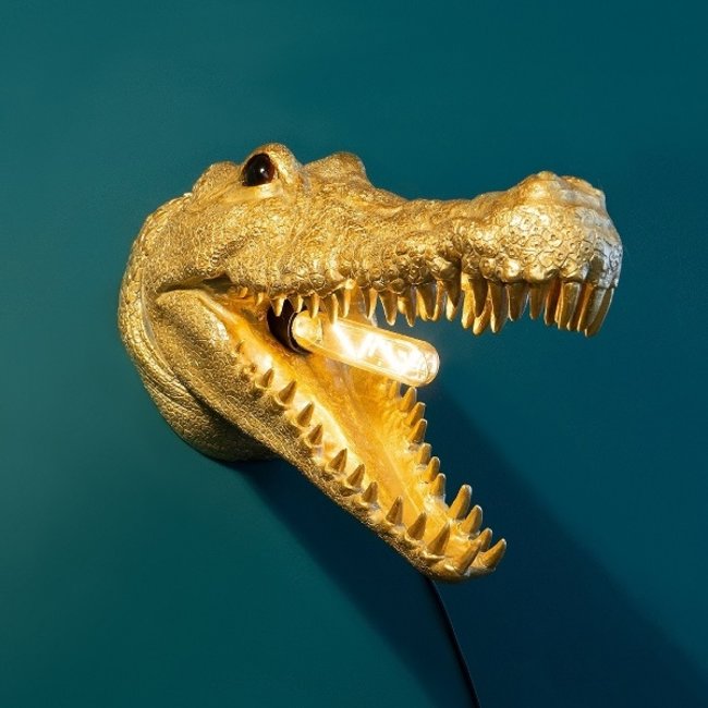 Werner Voß - Wandlamp - Dierenlamp Krokodil Alberto Aligatore