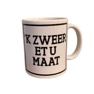 Urban Merch Beker 'k Zweer et u maat