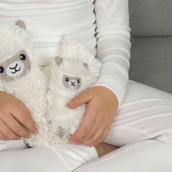 Bitten - Warmtekussen - Warmteknuffel Lama Mini