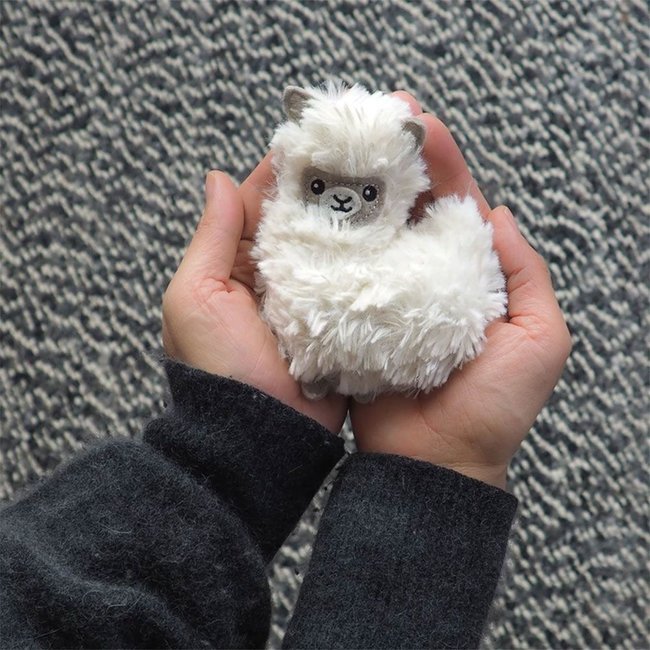 Bitten - Warmtekussen - Warmteknuffel Lama Mini