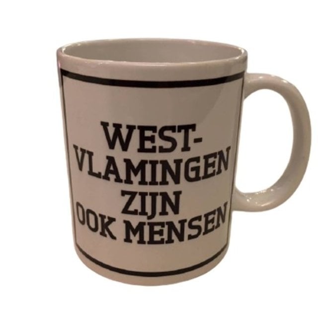 Urban Merch Mug 'West-Vlamingen Zijn Ook Mensen'