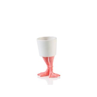Bitten Blumentopf Flamingo-Füße - small
