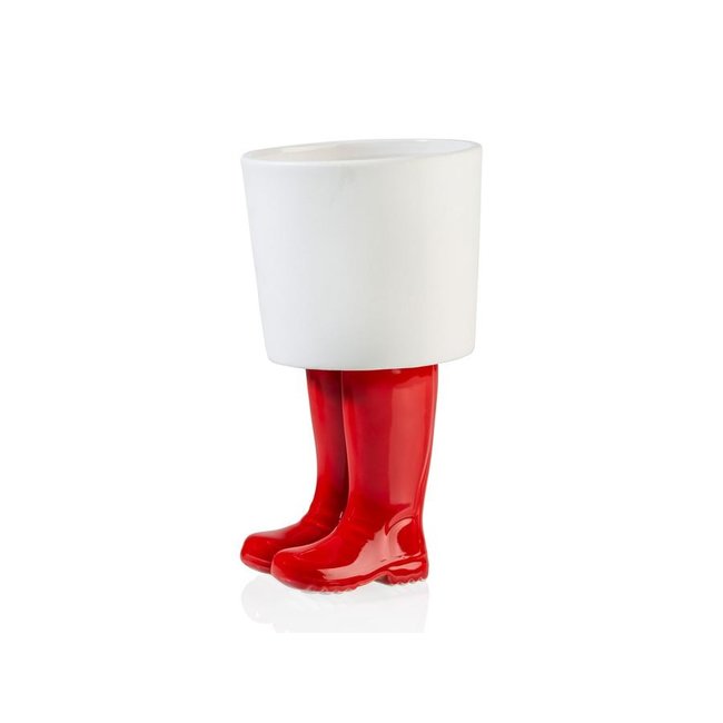 Bitten - Planter Wellington Boots - porcelain - large