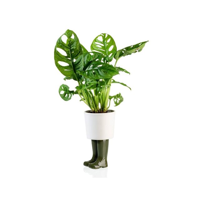 Bitten - Pot de Plantes Bottes Wellington - porcelaine - large