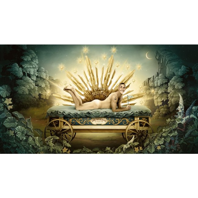 La Ligne 29 - Wanddecoratie - Wanddoek - Fluwelen Canvas Poster Le Jour Nouveau
