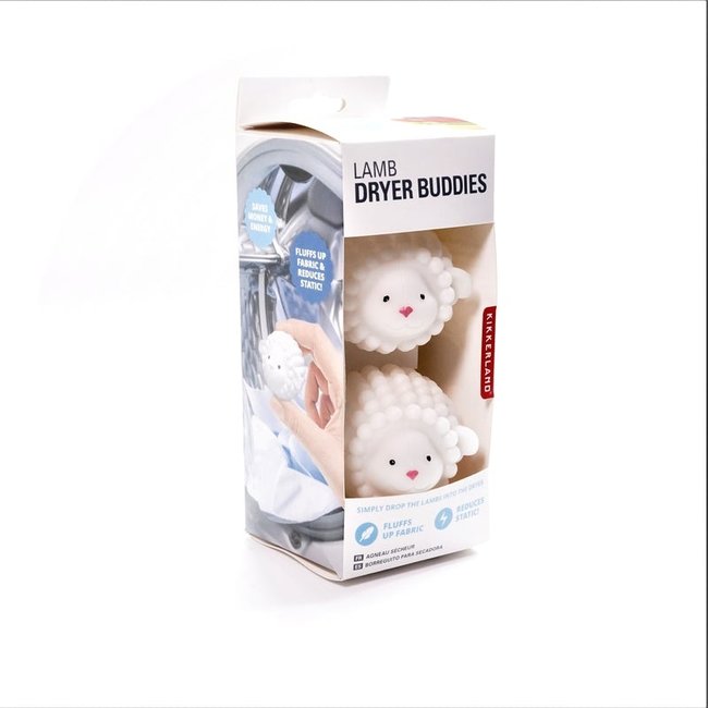 Kikkerland - Boules pour Sèche-Linge Agneau - lot de 2 Dryer Buddies