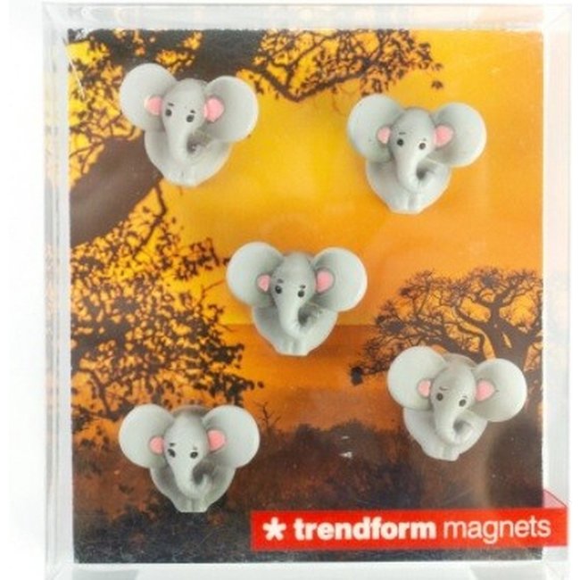 Trendform - Magnete Elefant - 5er-Set