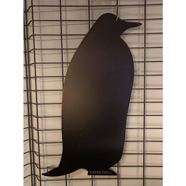 FAB5 Wonderwall Tableau Magnétique - Tableau Mémo Pingouin - noir